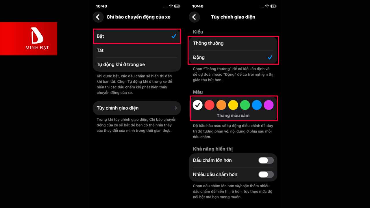 Hướng Dẫn Bật Chế Độ Giảm Say Tàu Xe Trên iPhone