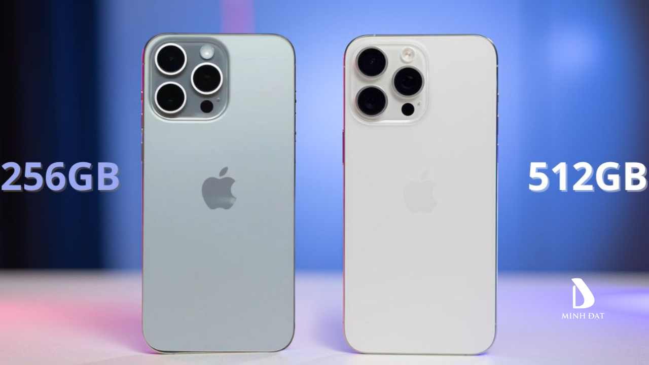 iPhone 15 Pro Max 256GB và 512GB chênh nhau bao nhiêu tiền