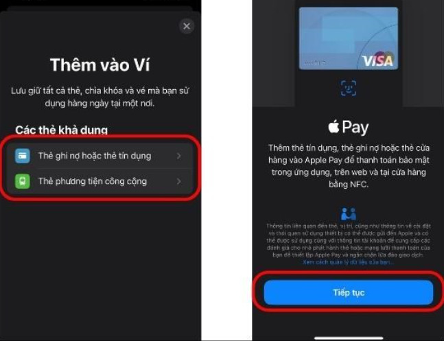 Apple Pay trên iPhone