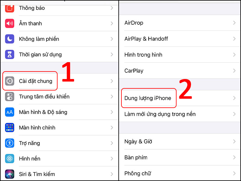 Cách giải phóng dung lượng iPhone