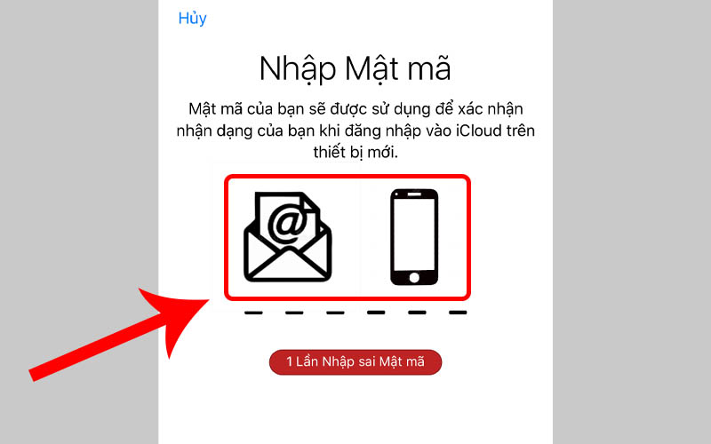 lỗi không thể xác minh iCloud