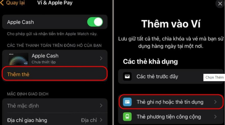 Apple Pay trên Apple Watch