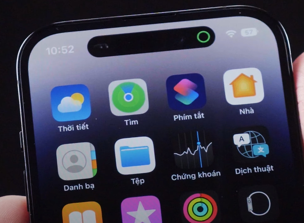 Dynamic Island trên iPhone