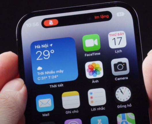 Dynamic Island trên iPhone