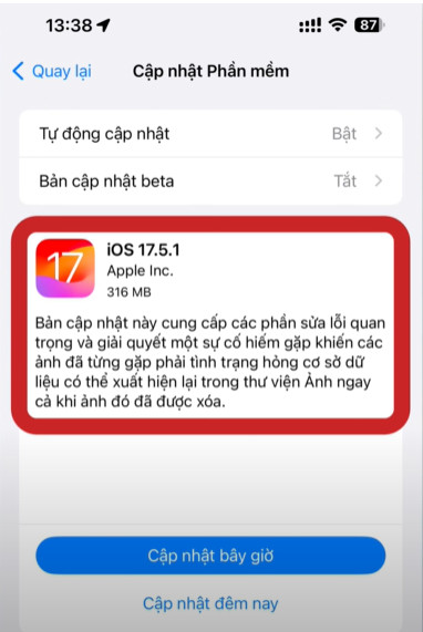 IOS 17.5.1 sửa lỗi gì