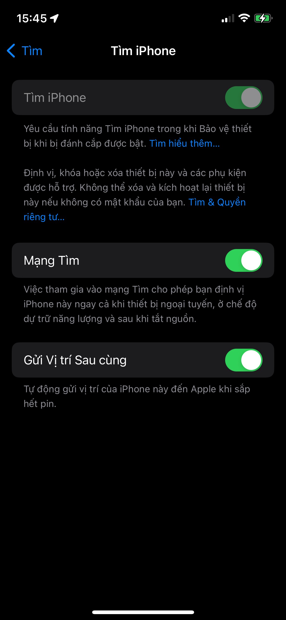 Cách bật định vị trên iPhone