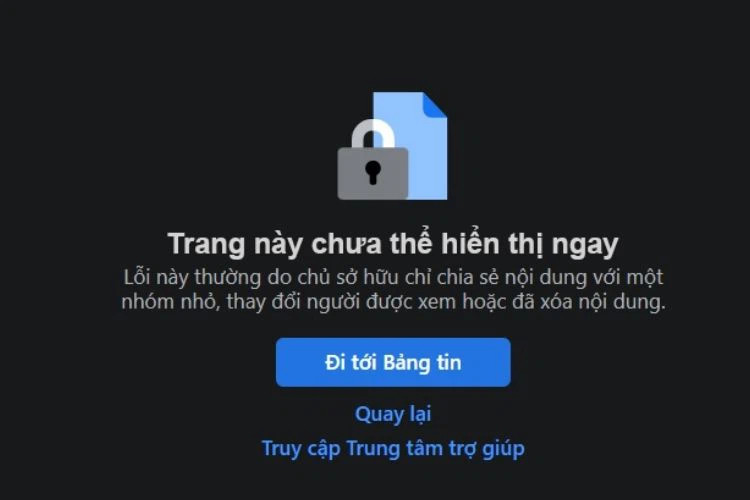 không vào được Facebook trên iPhone